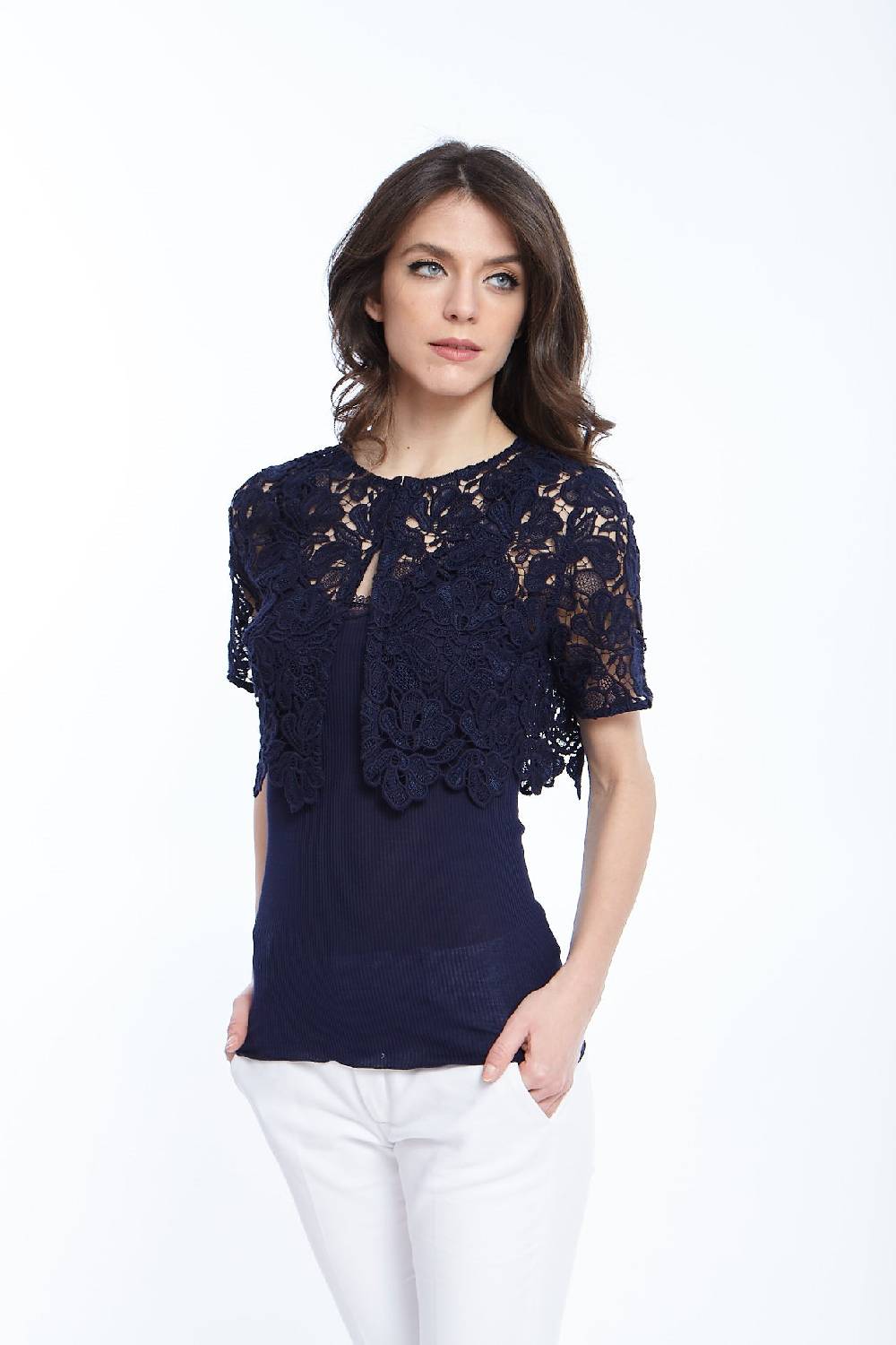 Oscalito Bolero maniche corte 8442 In Vendita