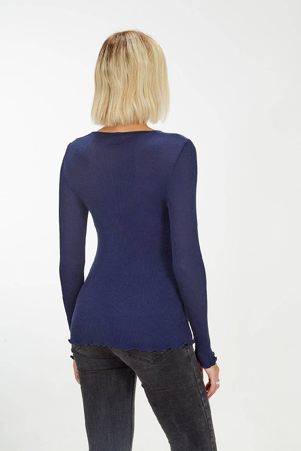 Oscalito Camicia a maniche lunghe in Lana e Seta con Macramè Tartan 5806 In Saldo