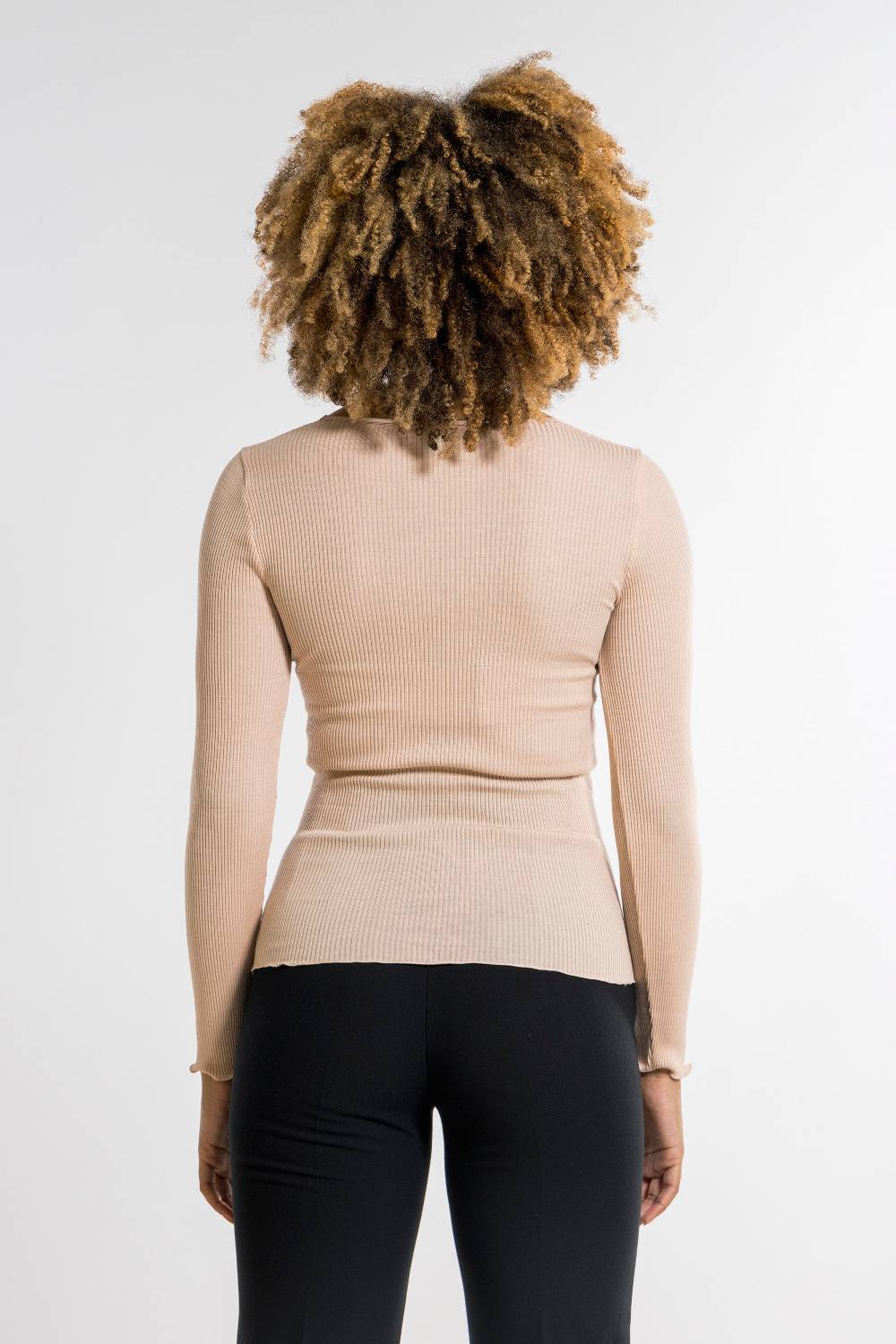 Oscalito Maglia a maniche lunghe donna lana e seta 6839 Nuova