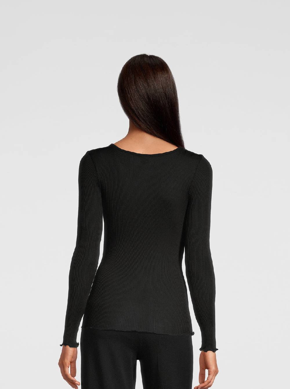 Oscalito Camicia a maniche lunghe in organza di seta 9515 Vendita