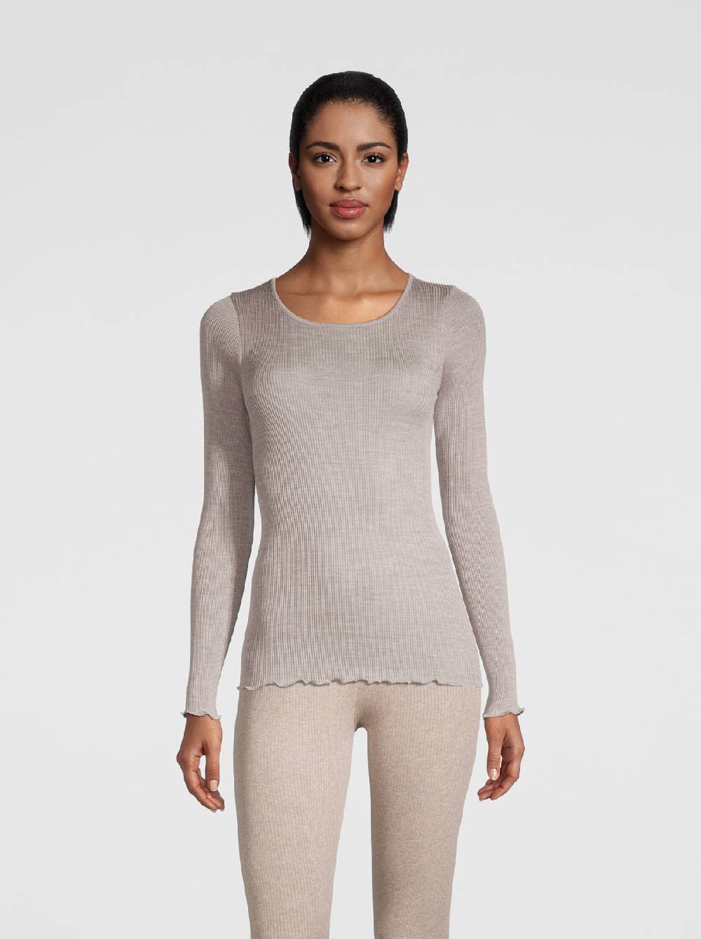 Oscalito Camicia a maniche lunghe in organza di seta 9515 Vendita