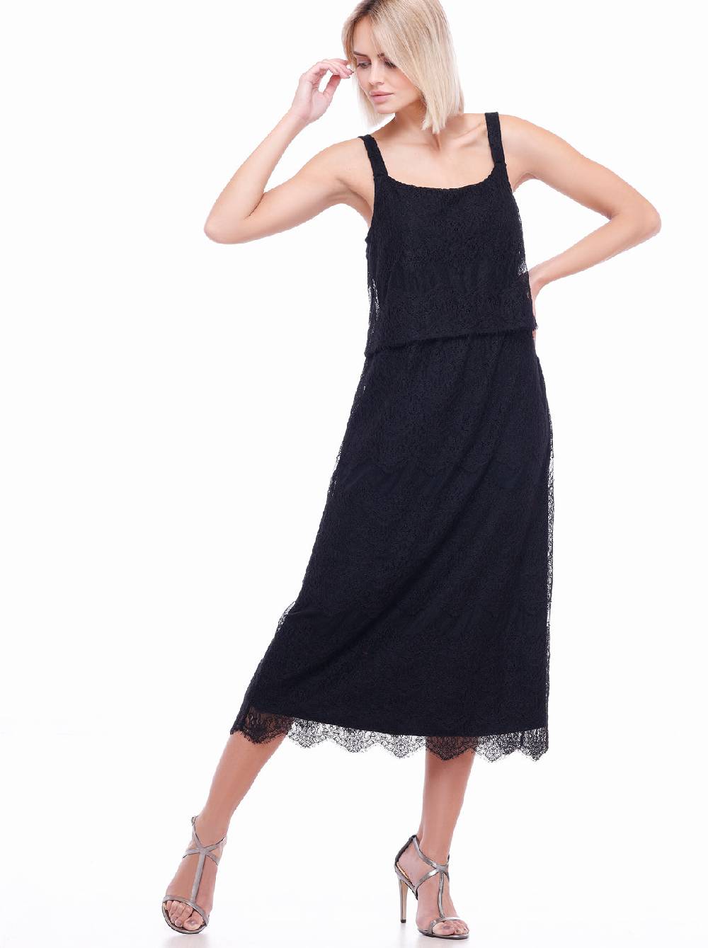 Oscalito Abito lungo in pizzo 5991 Online