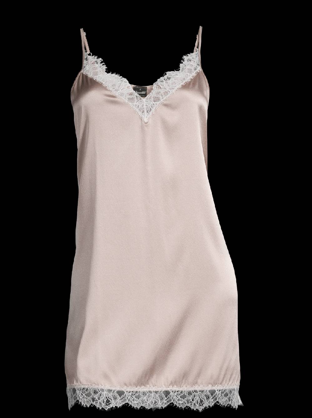 Oscalito Babydoll in seta elasticizzata con pizzo chantilly 10336 2025