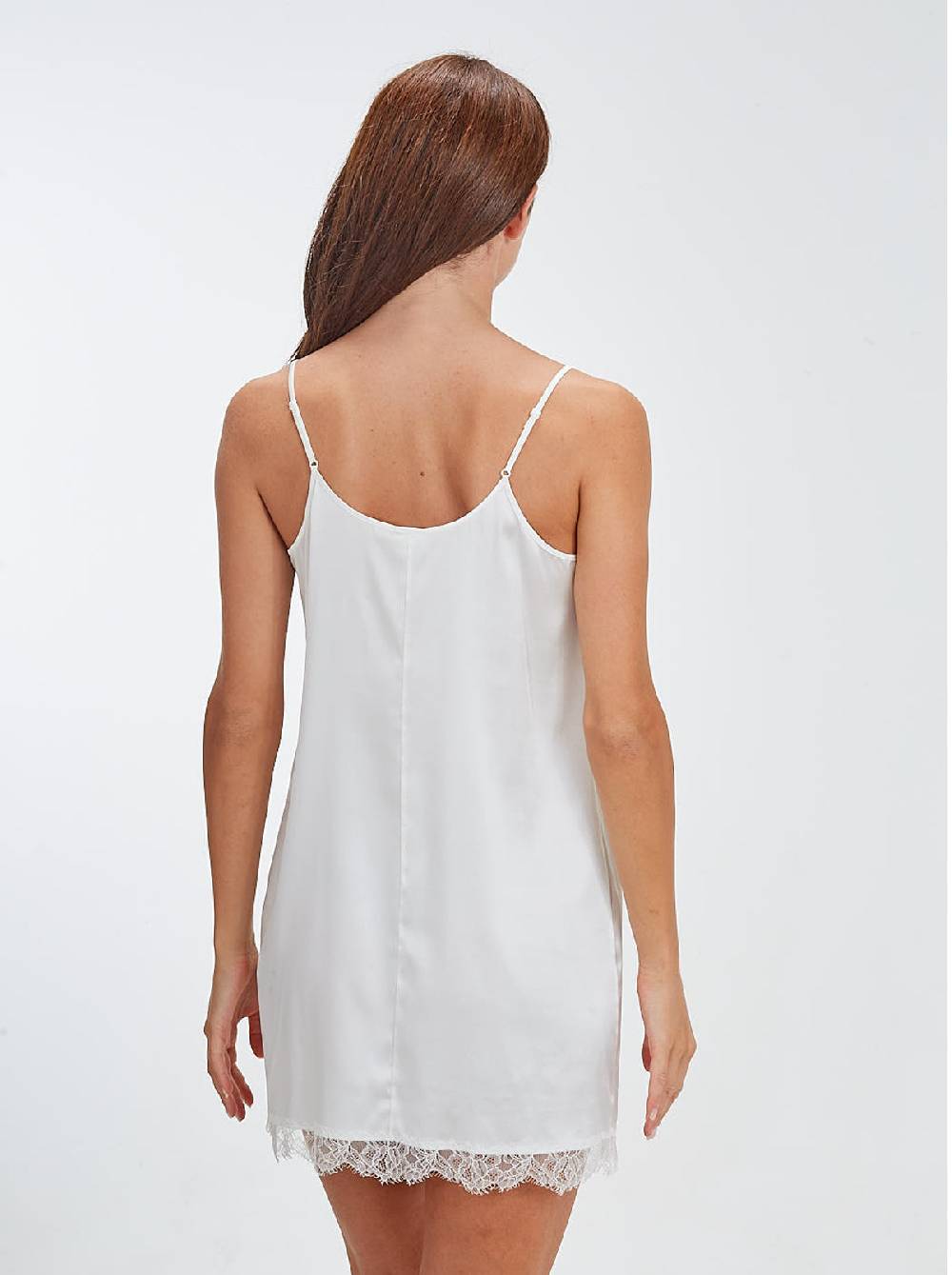 Oscalito Babydoll in seta elasticizzata con pizzo chantilly 10336 2025