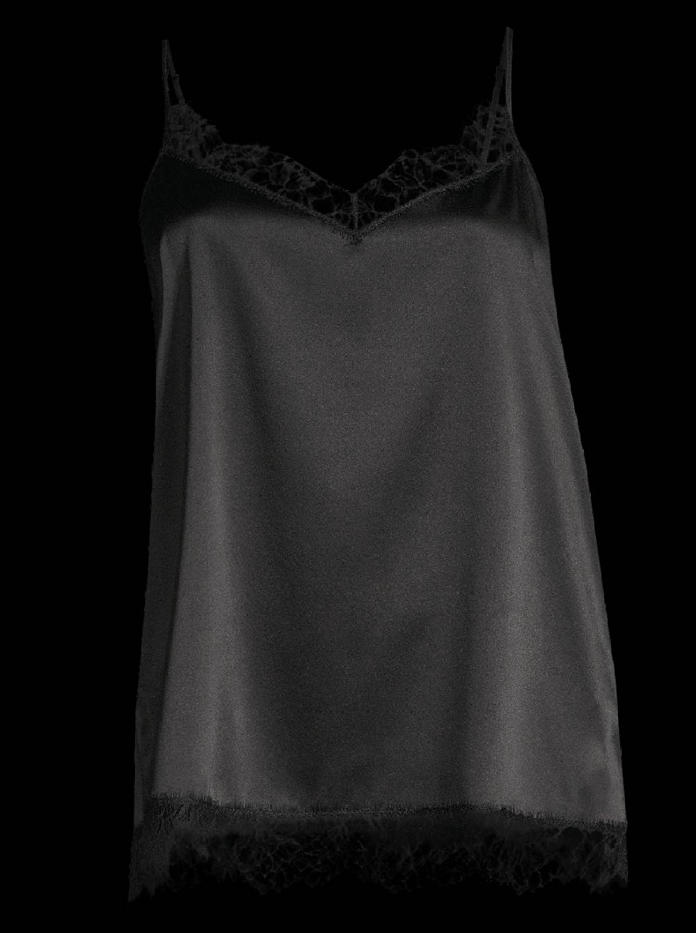 Oscalito Top Canotta in seta elasticizzata con Pizzo Chantilly 10334 2025