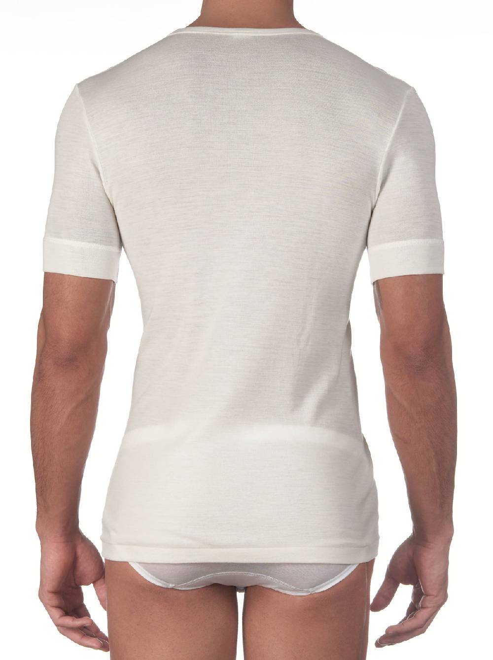 Oscalito T-shirt girocollo in lana merino 637 Consegna Veloce