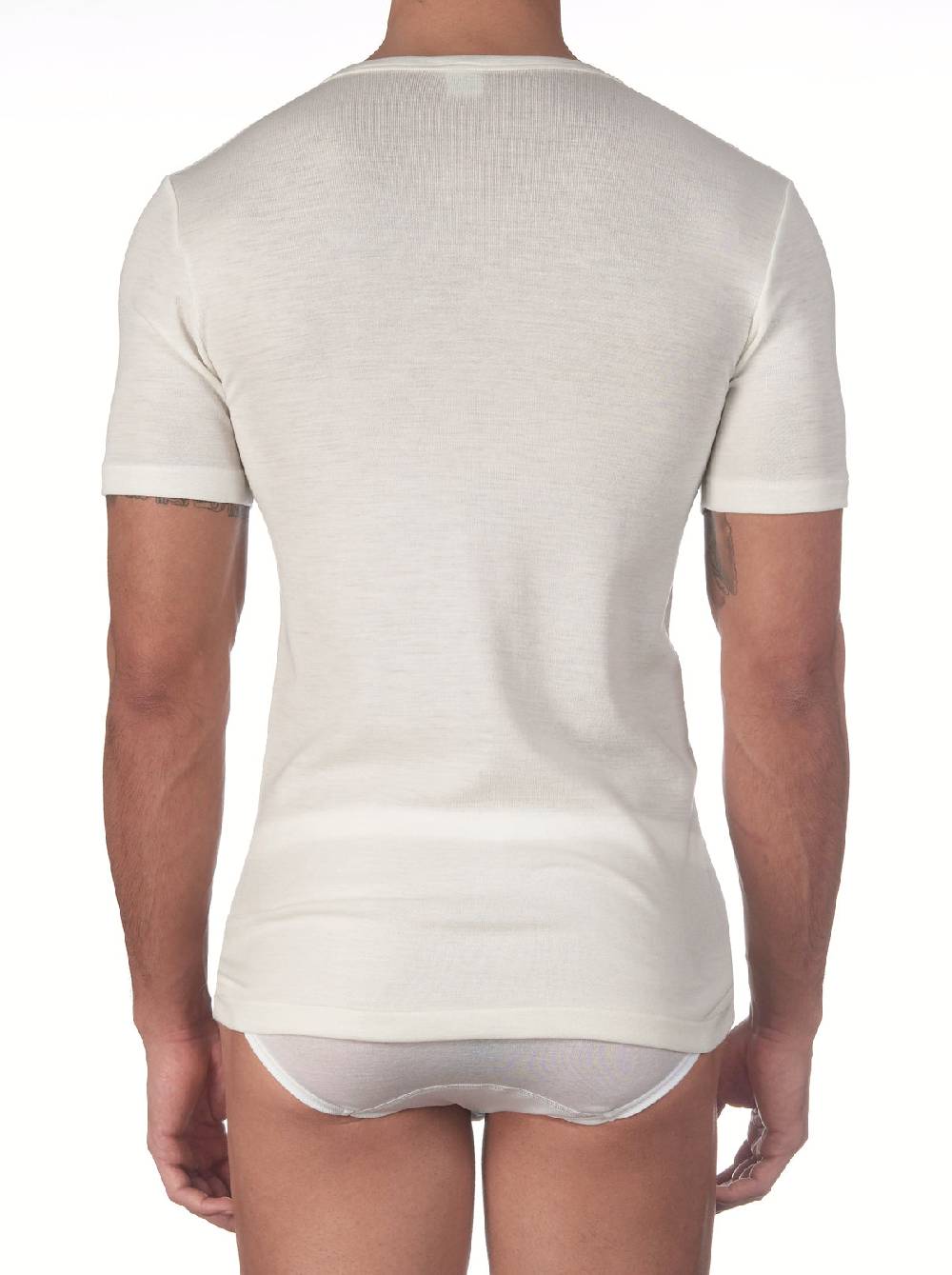 Oscalito T-shirt con scollo a V in lana merino 636 Promozione Limitata