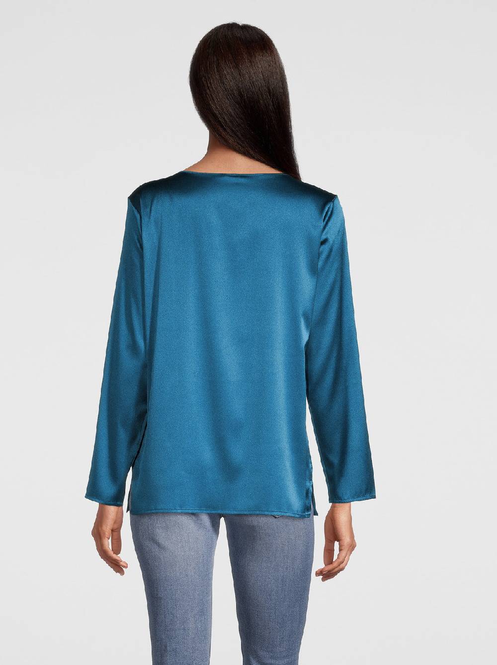 Oscalito Camicia maniche lunghe in Seta Stretch 10309 Hotsell