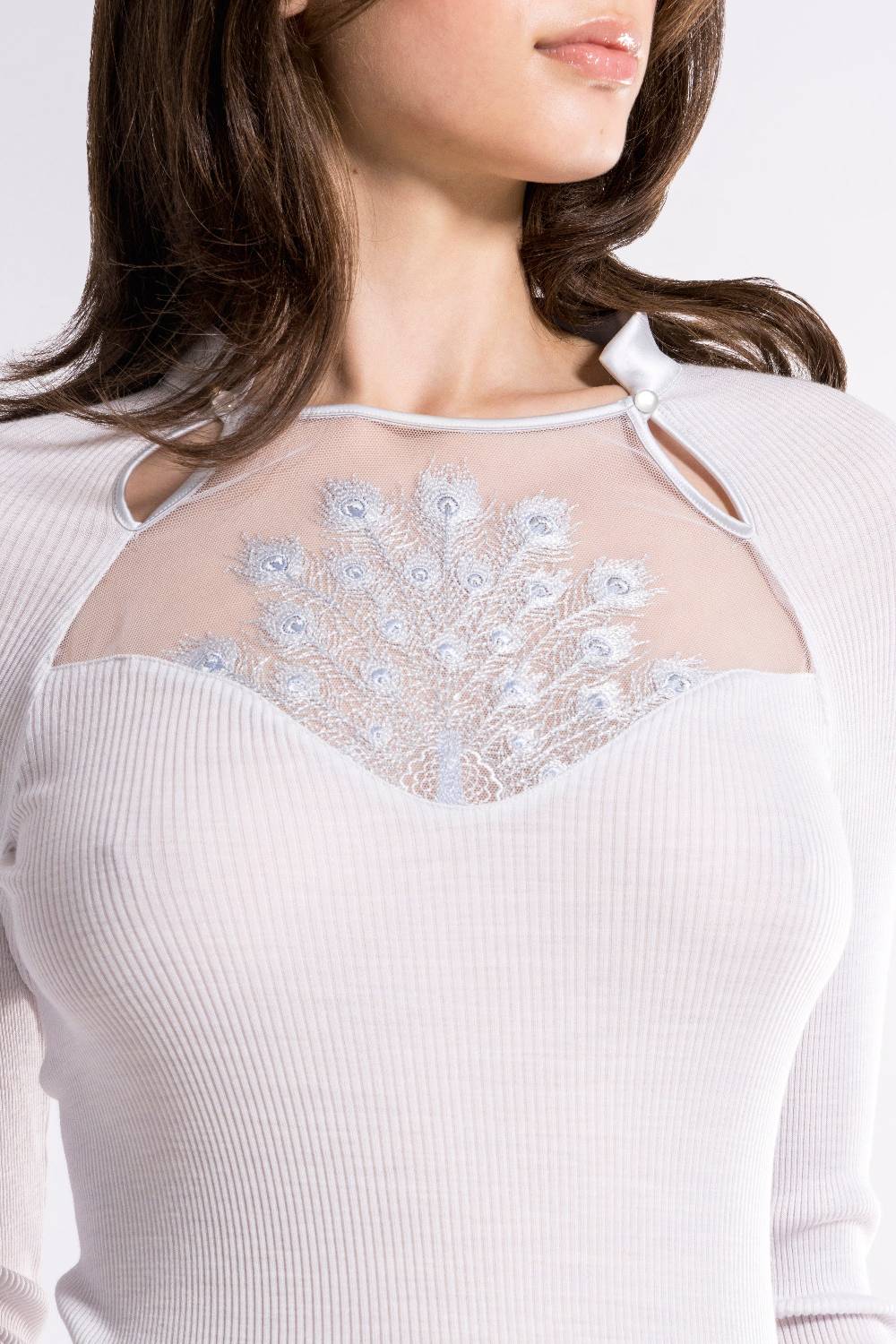 Oscalito Maglia a maniche lunghe Donna70% Lana , 30% Seta 6871 Presa