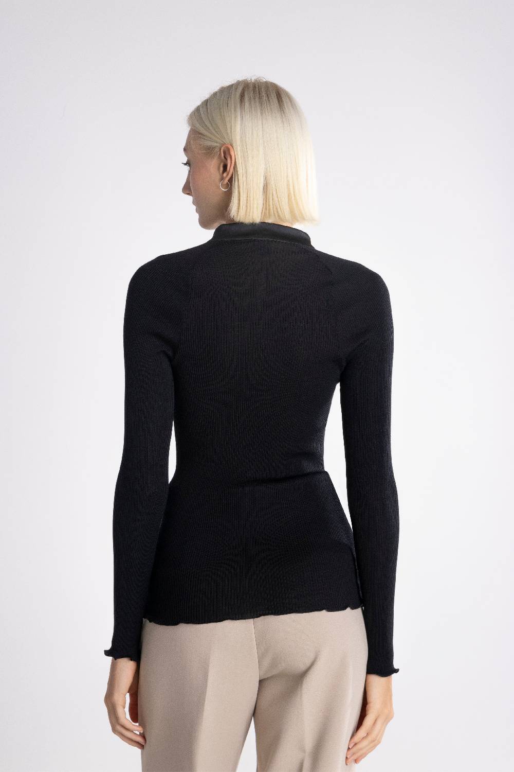 Oscalito Maglia a maniche lunghe Donna70% Lana , 30% Seta 6871 Presa