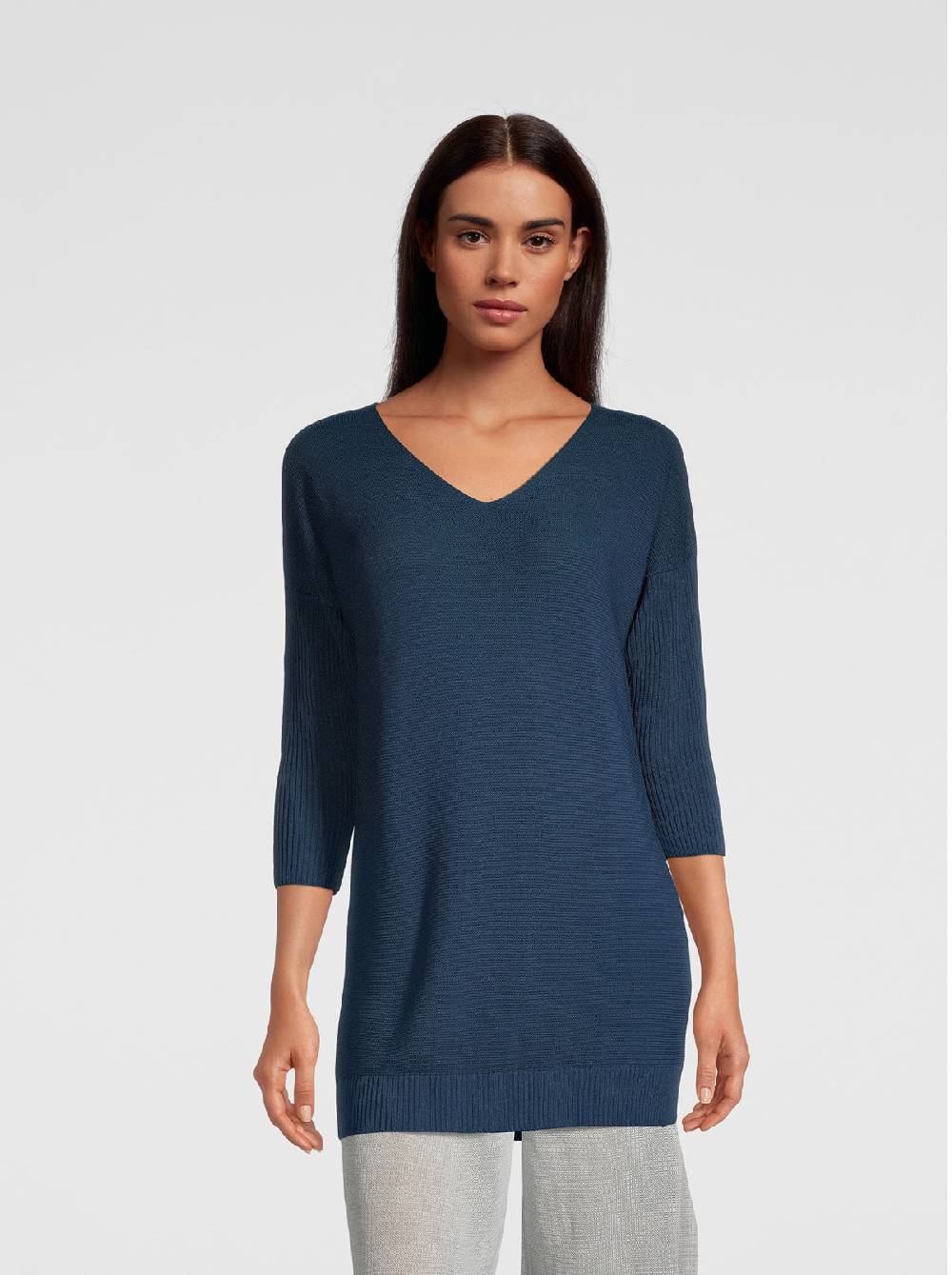 Oscalito Maglia maxi manica lunga in maglia tricot 6598 Vendita Economica