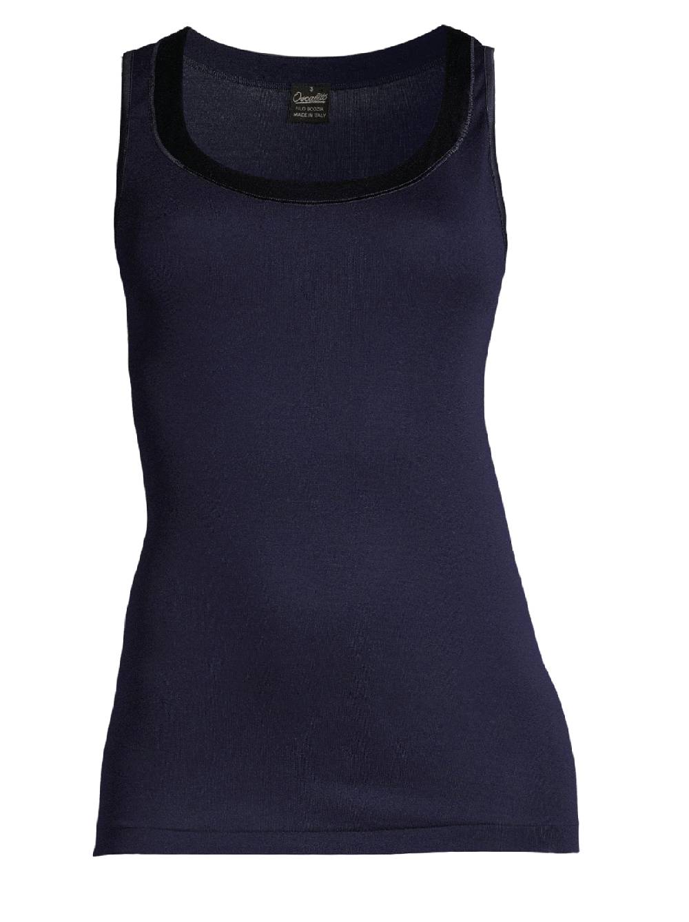 Oscalito Filoscozia® Canotta con bordo in raso 16122 2025