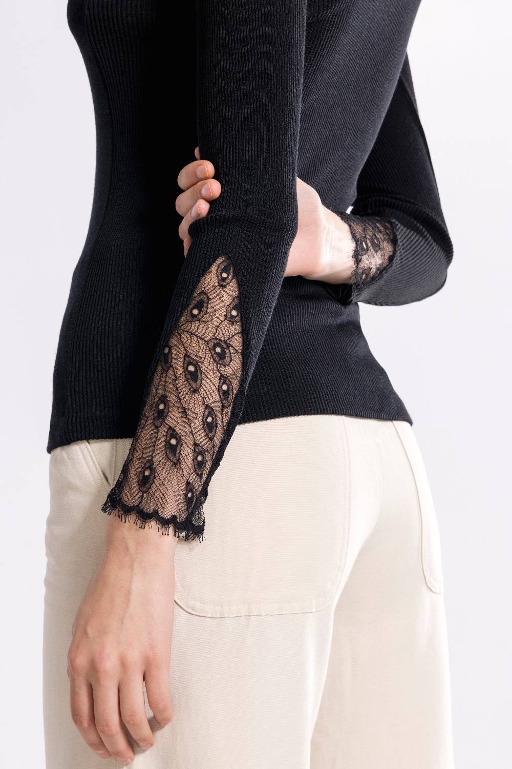 Oscalito Maglia a maniche lunghe Donna70% Lana , 30% Seta 6856 Offerta esclusiva
