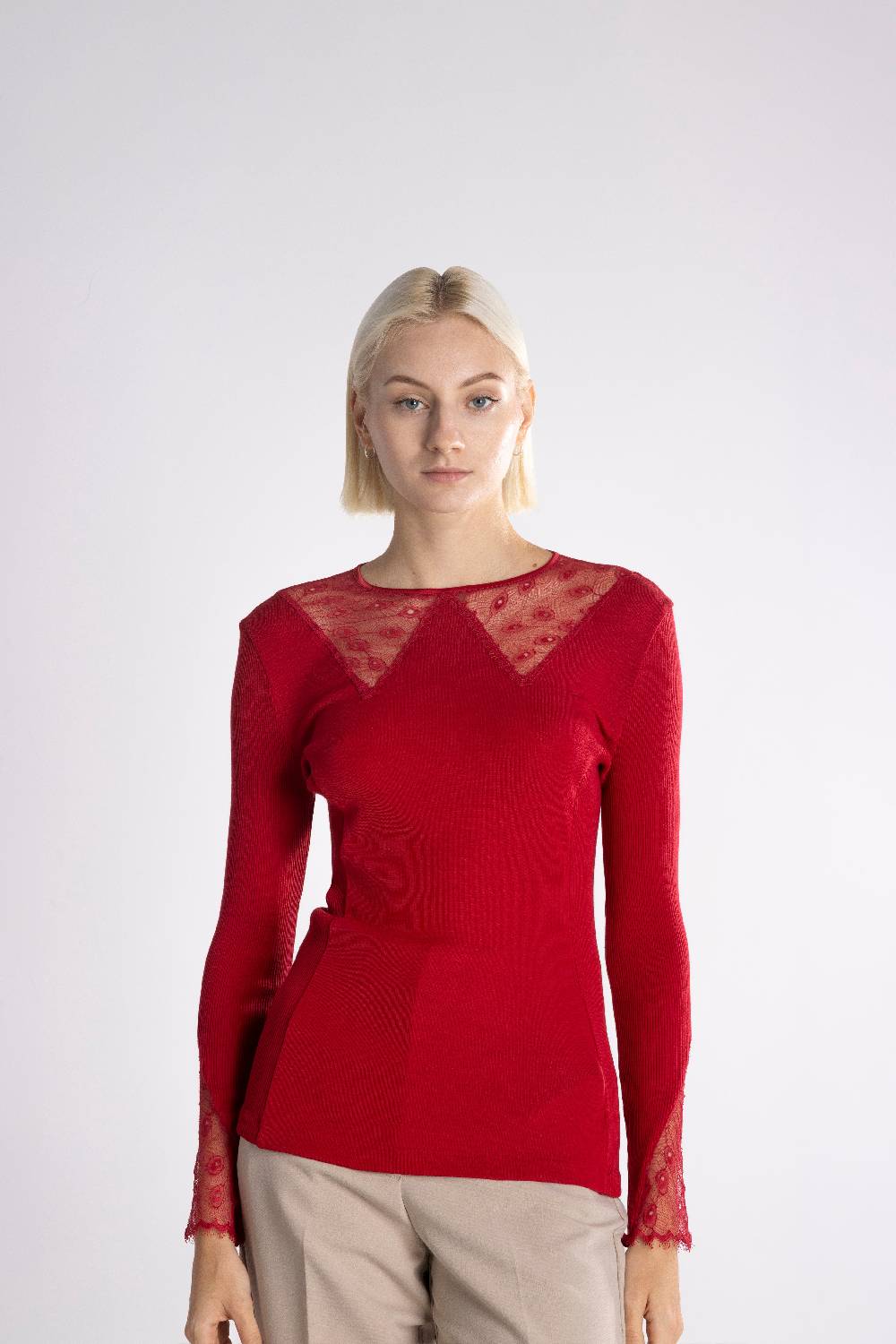 Oscalito Maglia a maniche lunghe Donna70% Lana , 30% Seta 6856 Offerta esclusiva