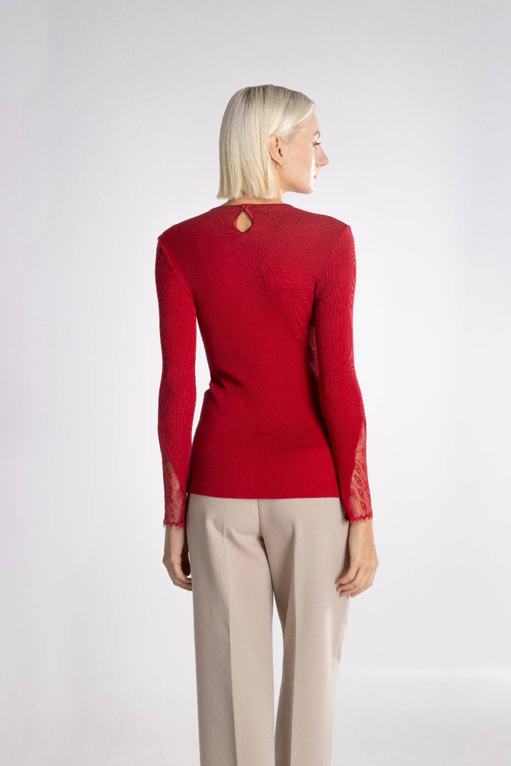 Oscalito Maglia a maniche lunghe Donna70% Lana , 30% Seta 6856 Offerta esclusiva