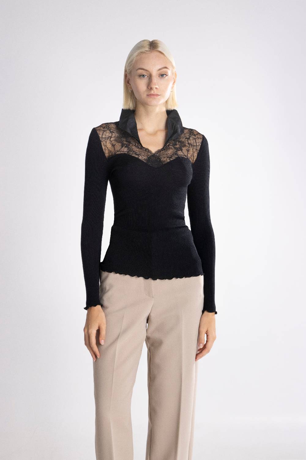 Oscalito Maglia a maniche lunghe Donna70% Lana , 30% Seta 6828 Vendite stagionali