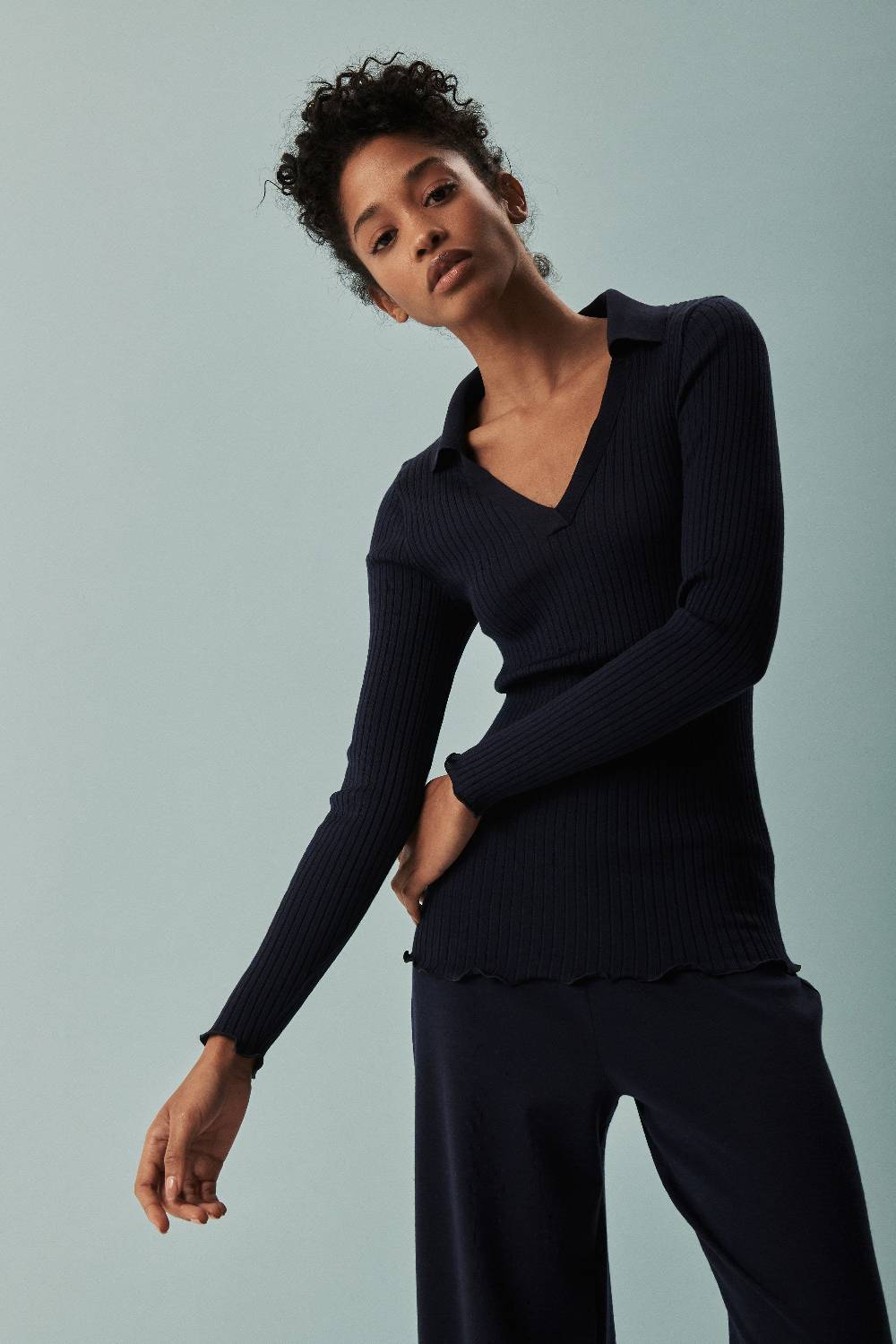 Oscalito Longsleeves Polo Woman Wooland Seta 6890 Cyber Monday