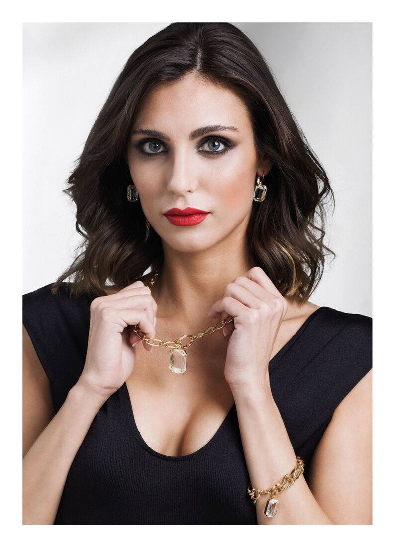 Ottaviani Bracciale dorato con cristallo Promozione Limitata