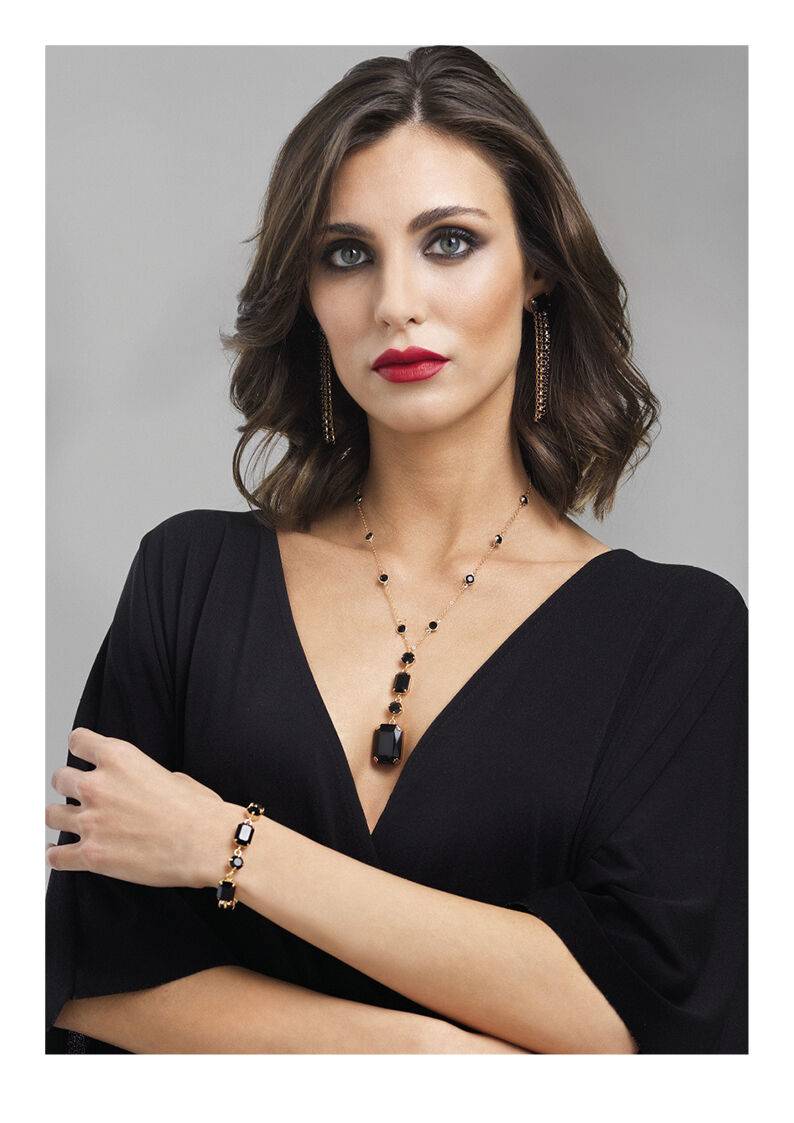 Ottaviani Bracciale dorato con cristalli Saldi