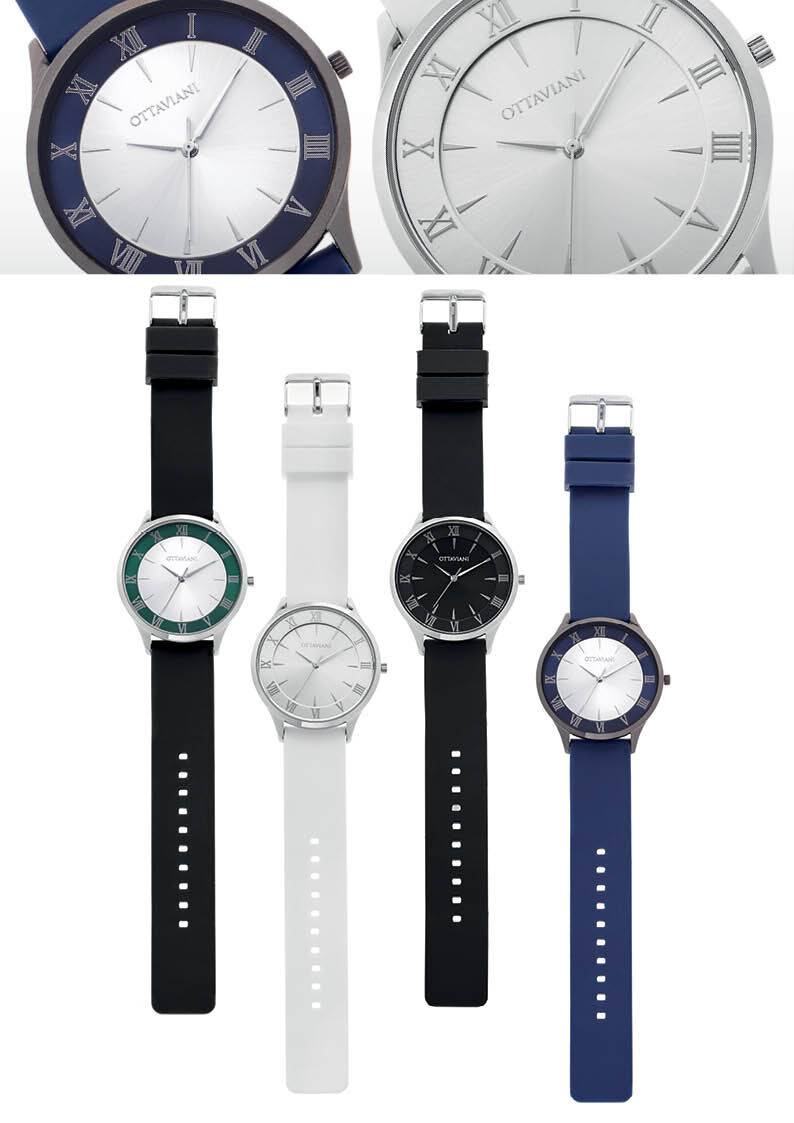 Ottaviani Quarzo silicone silver bianco 2025