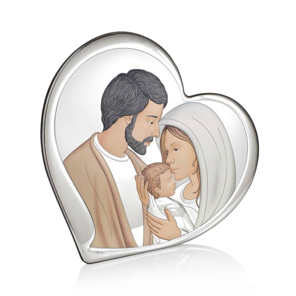 Ottaviani Icona cuore sacra famiglia 20x18,1 colorata Prezzo Ridotto