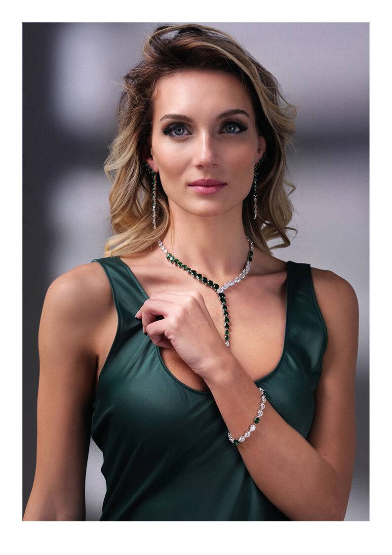 Ottaviani Collana rodiata con cubic zirconia Acquista Ora