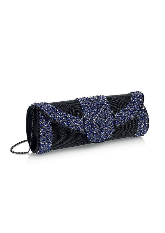 Ottaviani Clutch con strass e perline Promozione Limitata