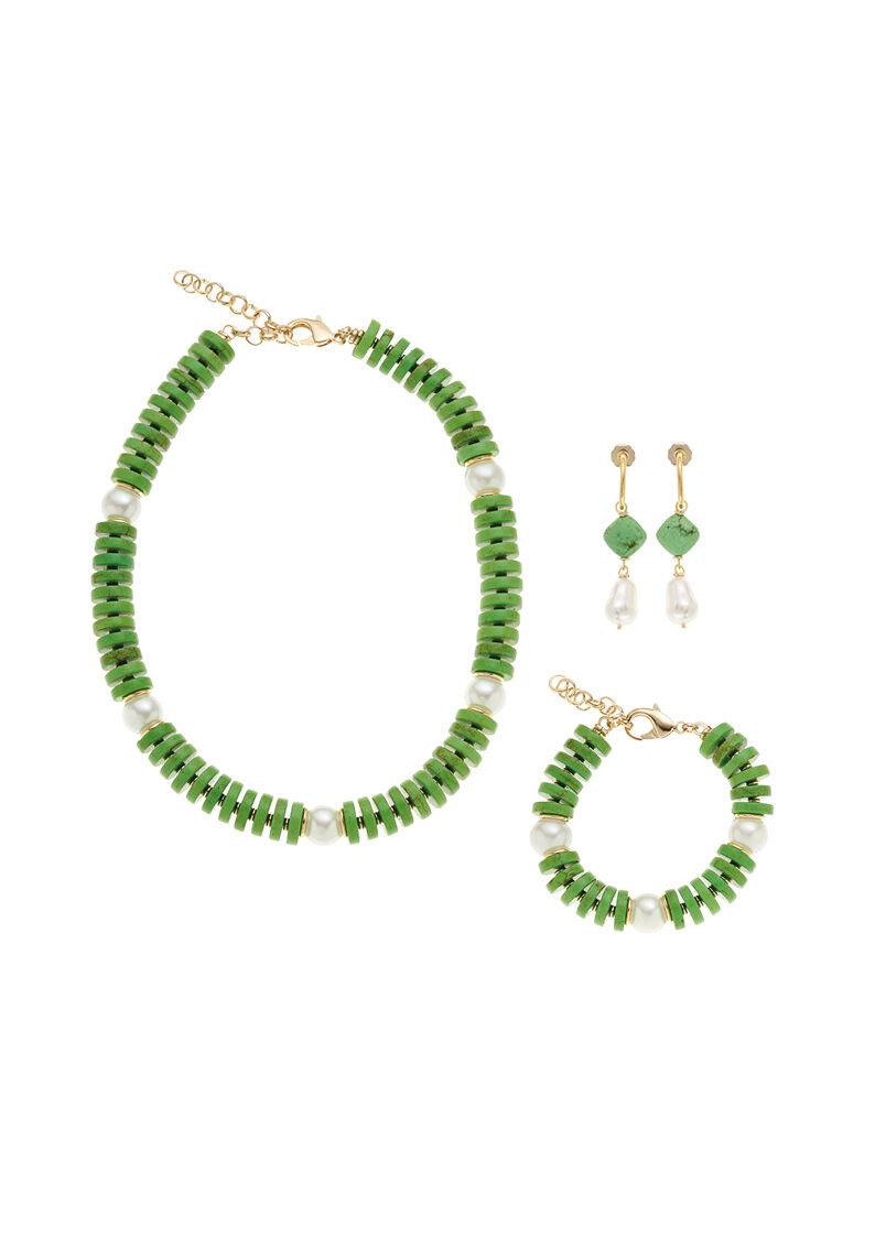 Ottaviani Collana dorata con perline e perle Outlet