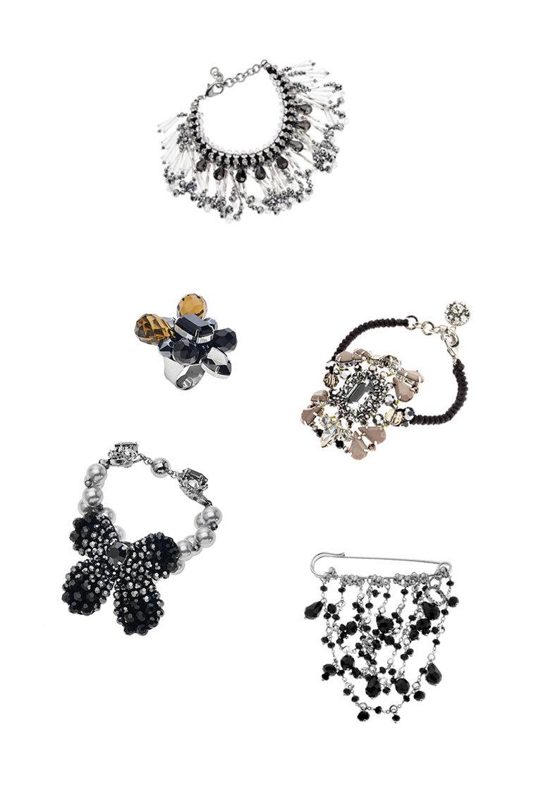 Ottaviani Bracciale con cristalli strass e perline Shopping Online