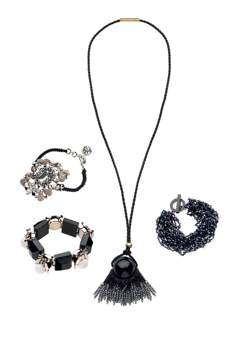 Ottaviani Bracciale con cristalli strass e perline Shopping Online