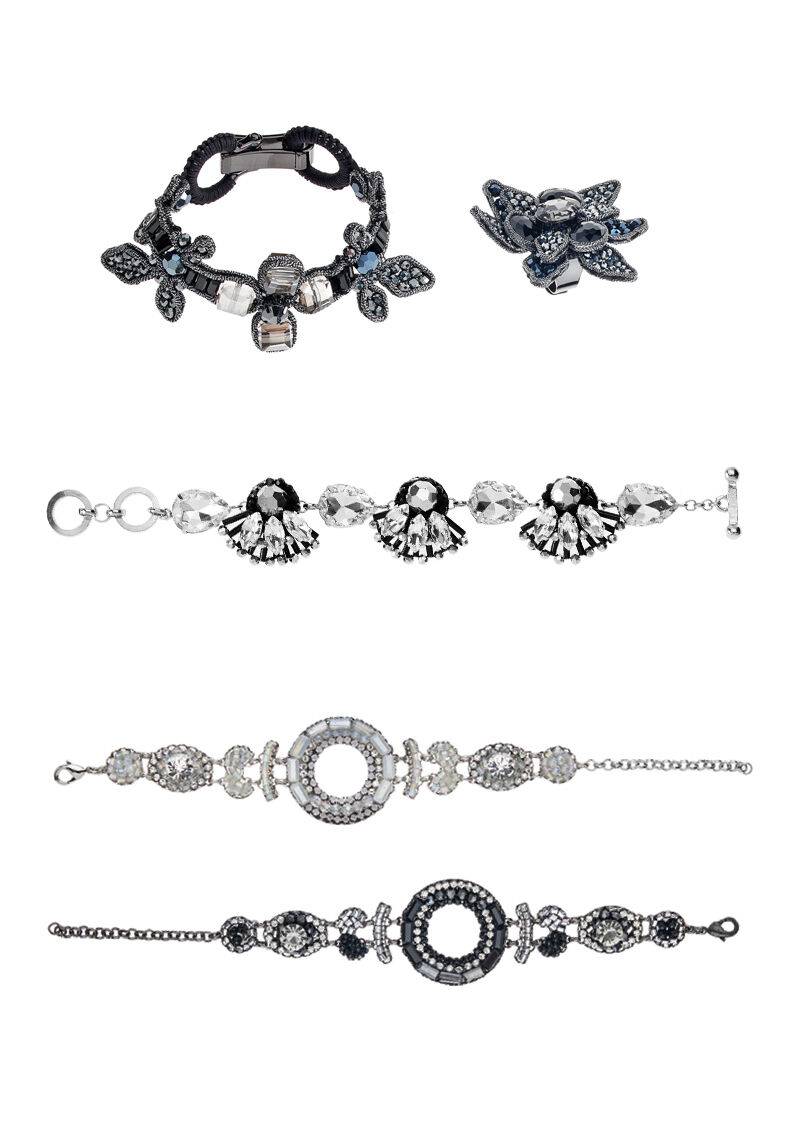 Ottaviani Bracciale con cristalli e perline Prezzo Ridotto