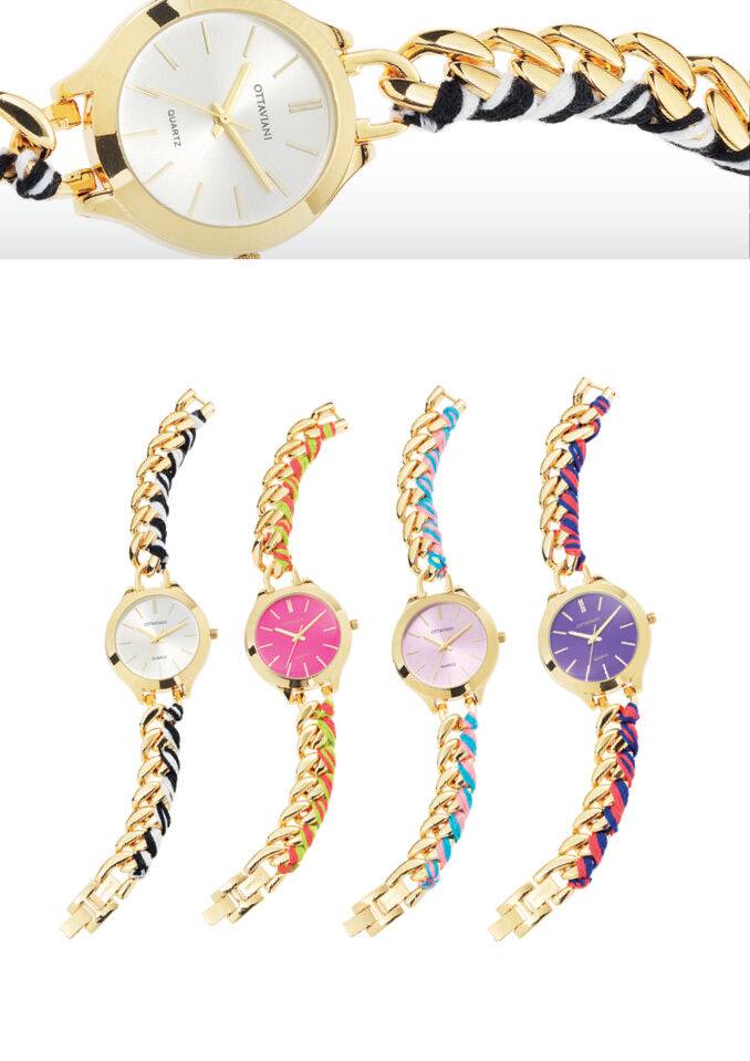 Ottaviani Quarzo argento,bracciale catena Saldi