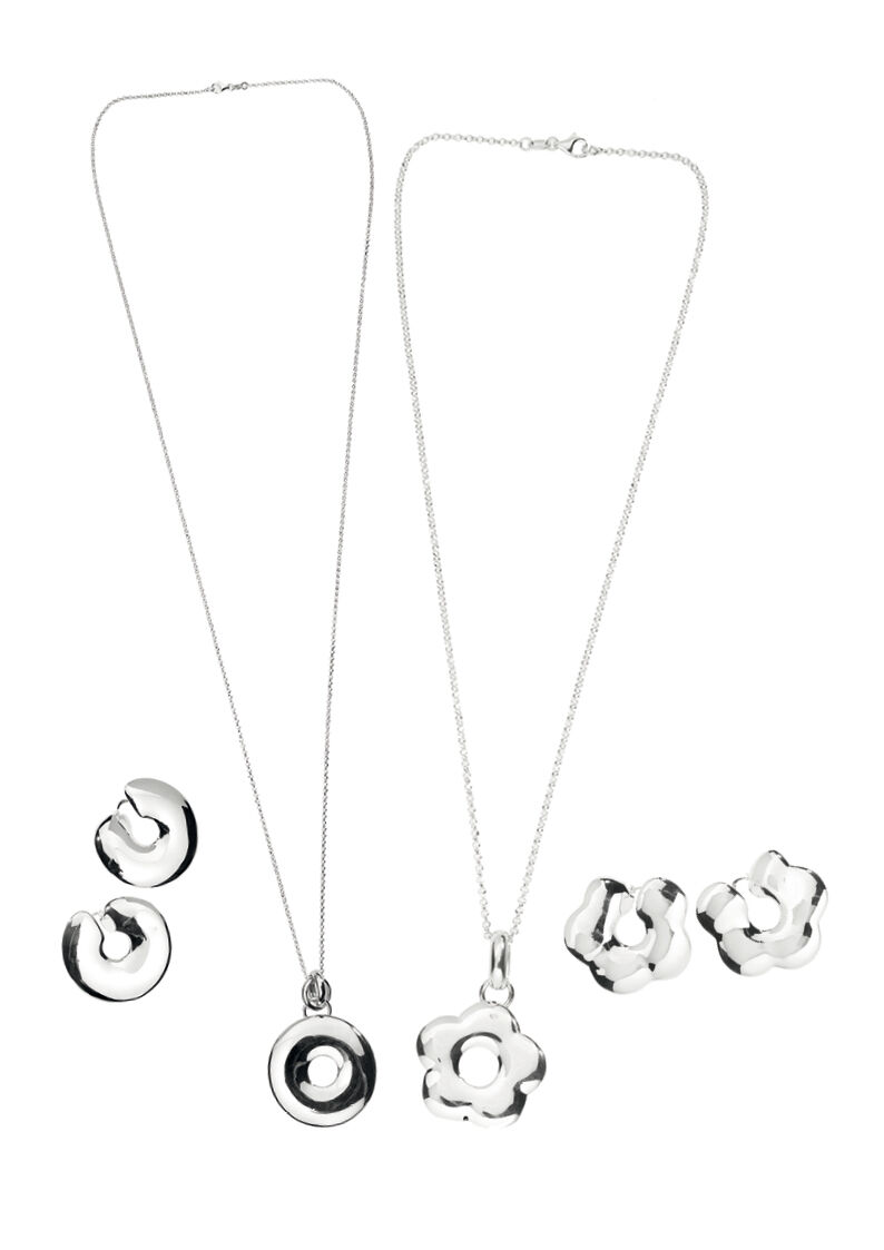 Ottaviani Collana"flower balloon"in argento Soddisfazione Garantita