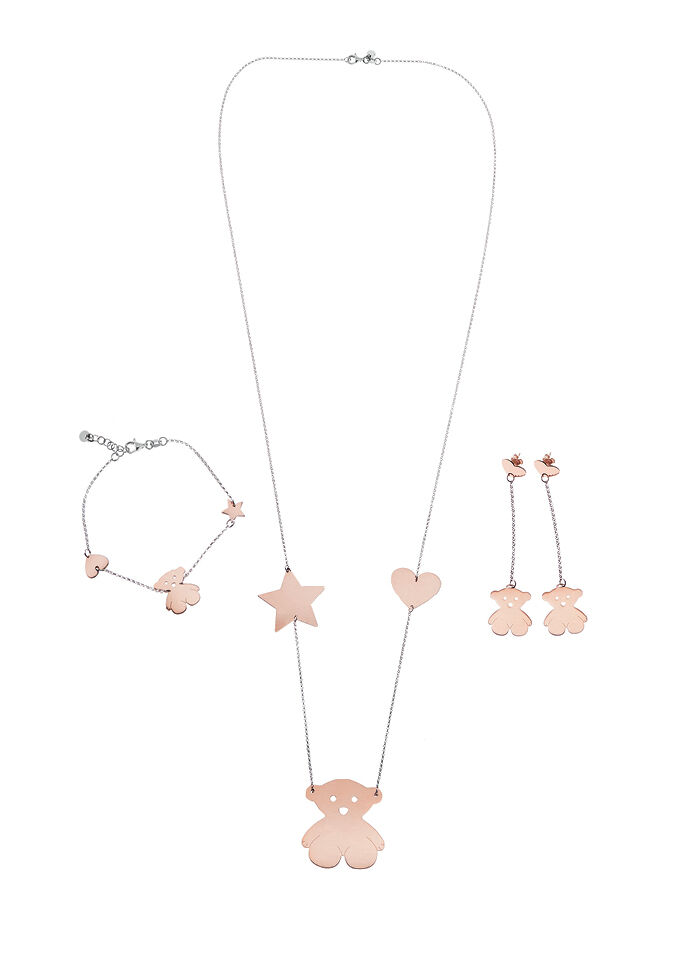 Ottaviani Bracciale in argento rodiato e rose gold 2025