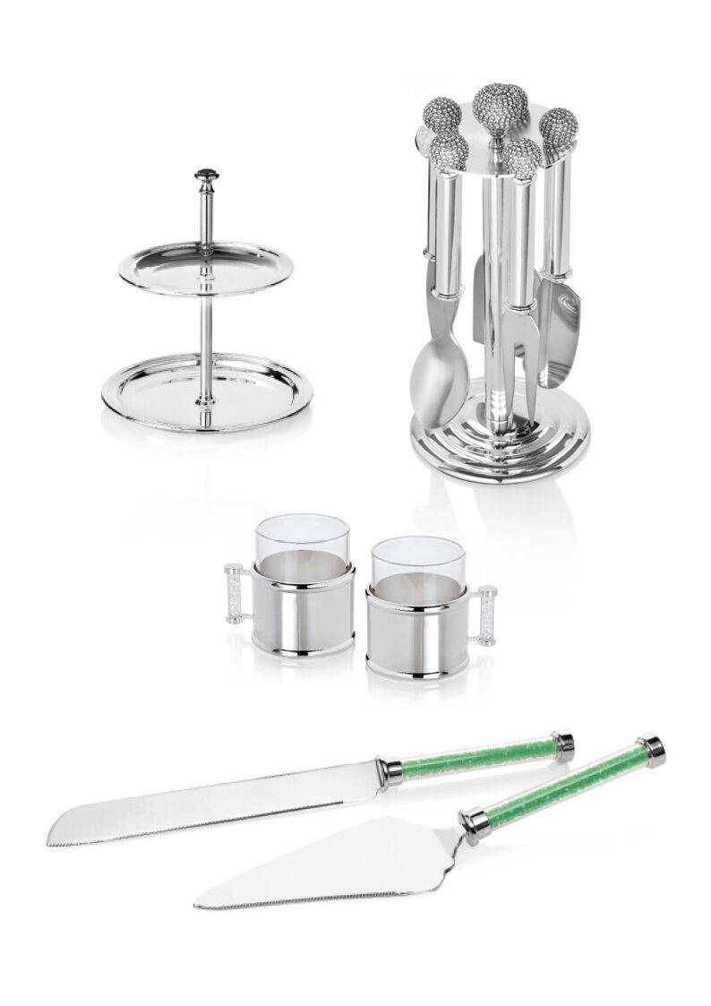 Ottaviani Set 6 coltelli da formaggio in met.arg c/stras Offerte speciali