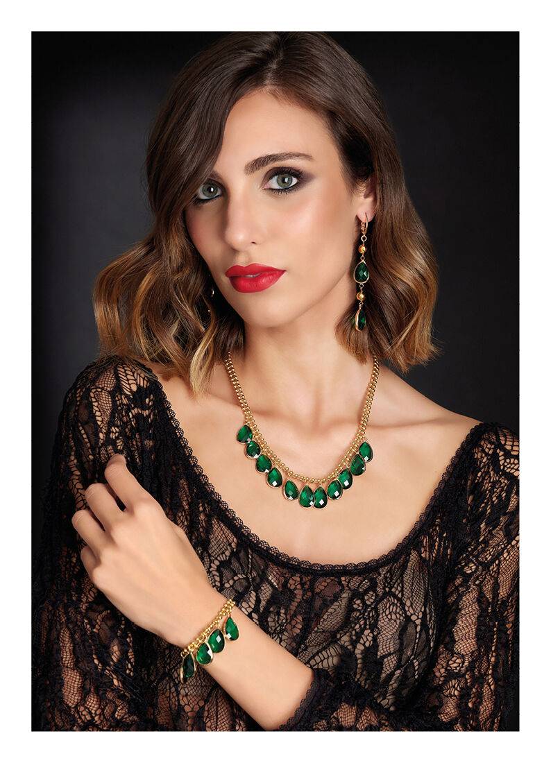 Ottaviani Bracciale dorato con cristalli Novità