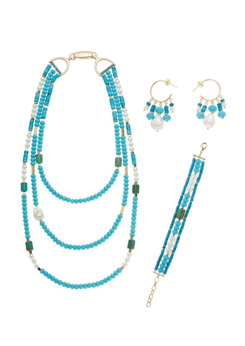 Ottaviani Bracciale dorato con perline e perle Vendita