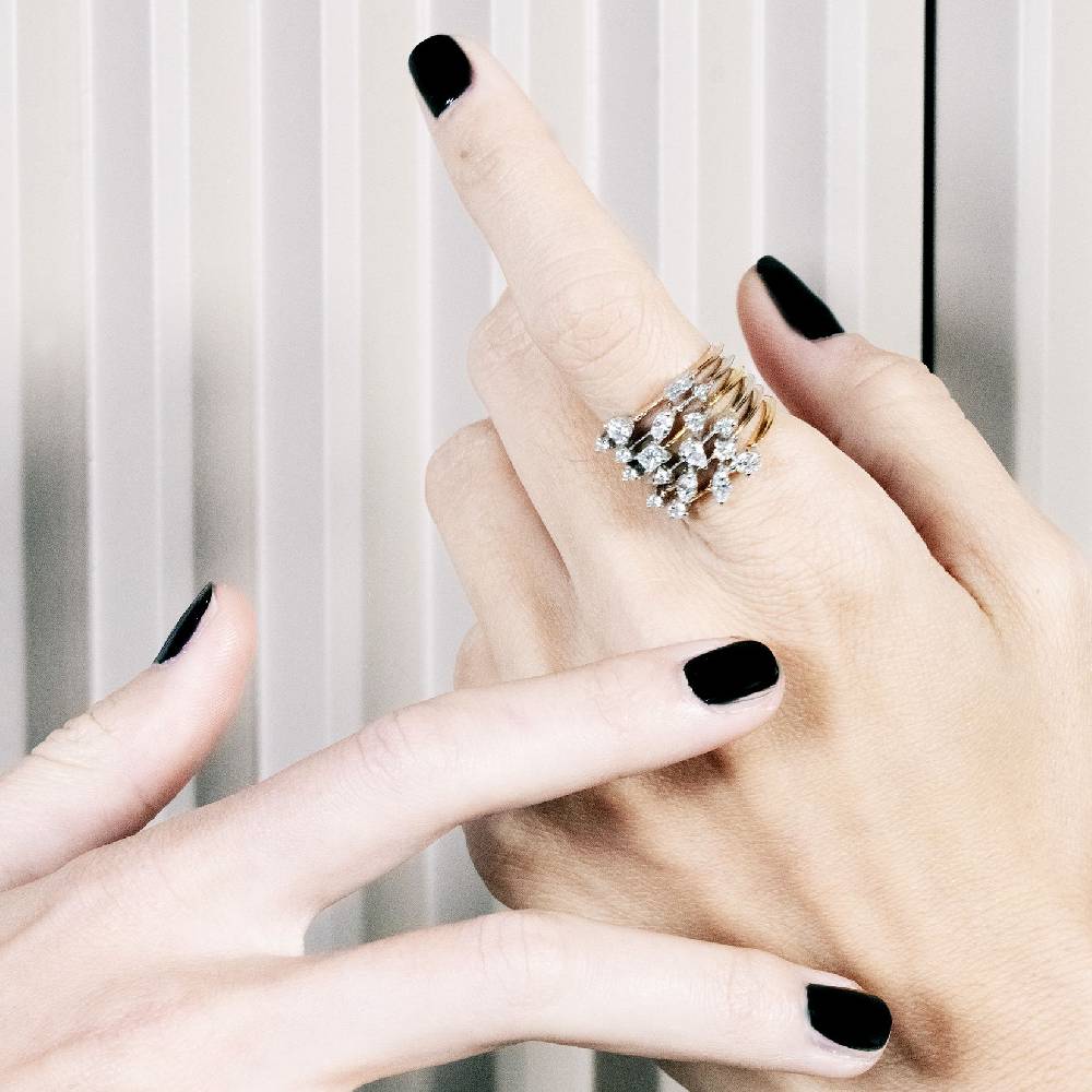 Paola Grande Gioielli BALANCE Anello 'Balance' oro giallo con marquise Consegna Veloce