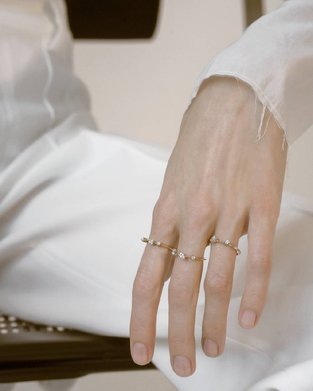 Paola Grande Gioielli BALANCE Anello 'Balance' oro bianco Affare Del Giorno