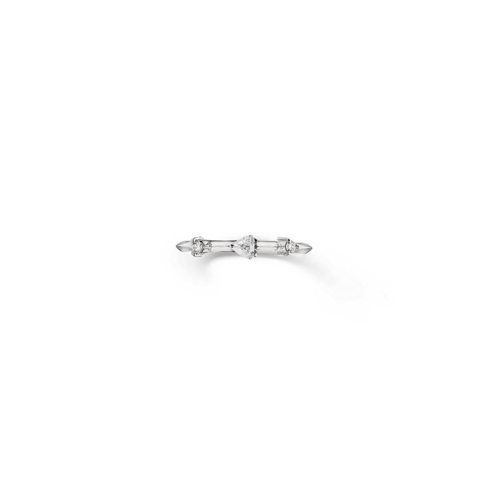 Paola Grande Gioielli BALANCE Anello 'Balance' in oro bianco con triangolo Convenienza