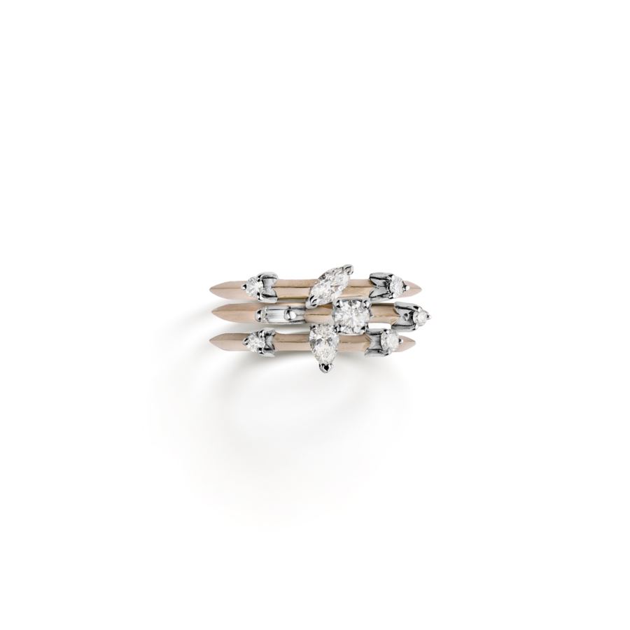 Paola Grande Gioielli BALANCE Anello 'Balance' oro rosa con marquise Online