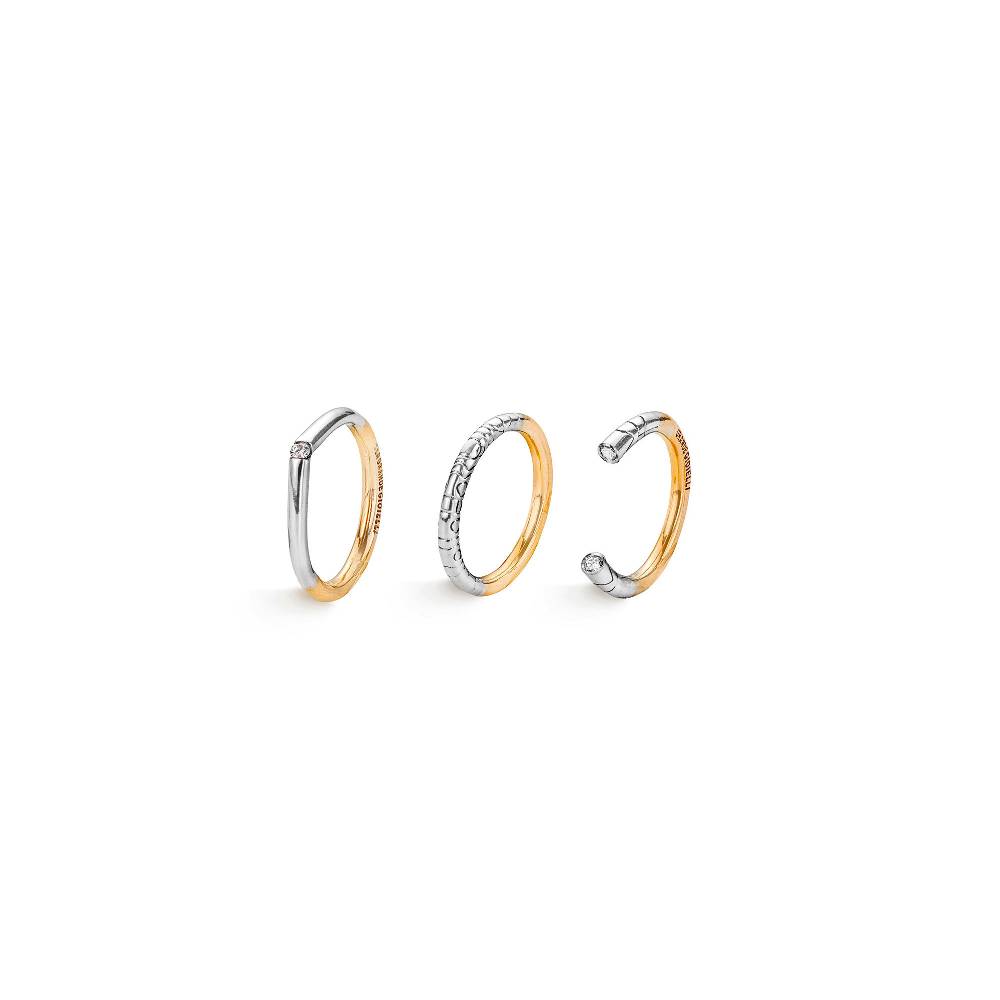 Paola Grande Gioielli NEON Anello 'Neon' aperto bicolore Hotsell