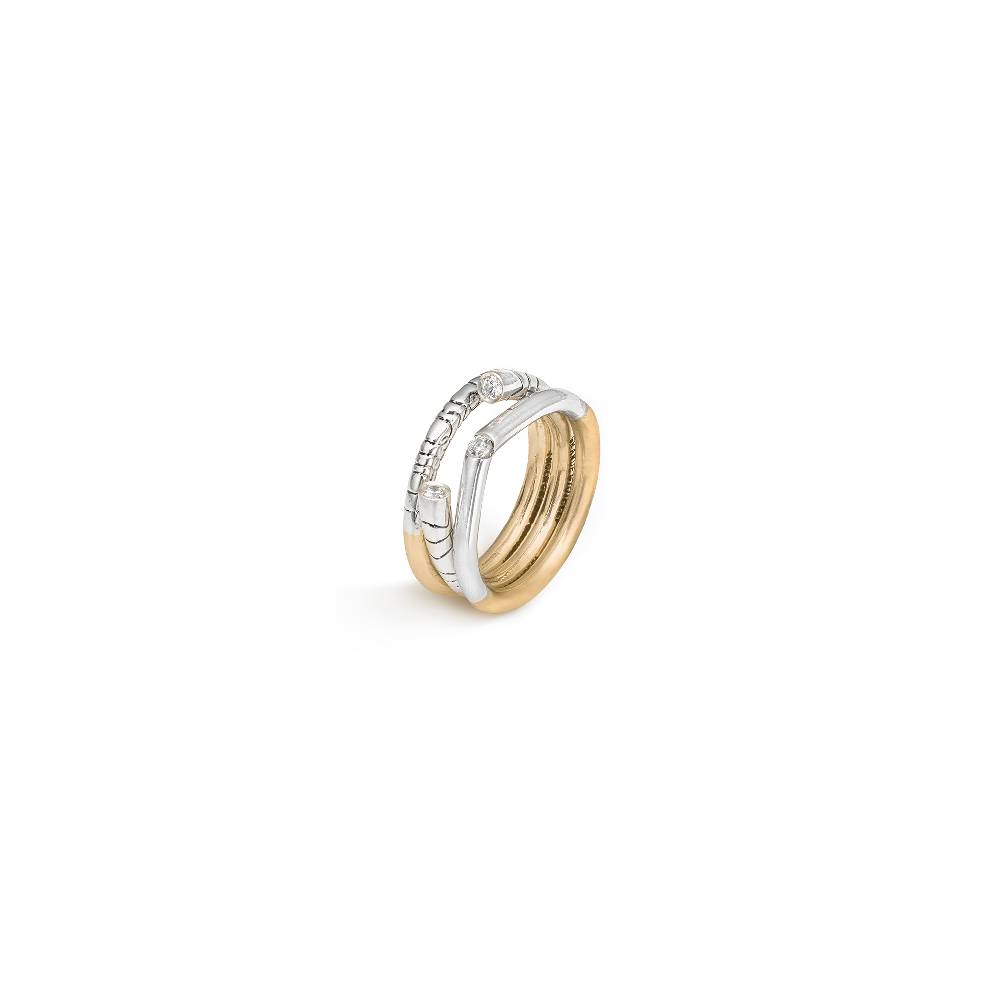 Paola Grande Gioielli NEON Anello 'Neon' aperto bicolore Hotsell