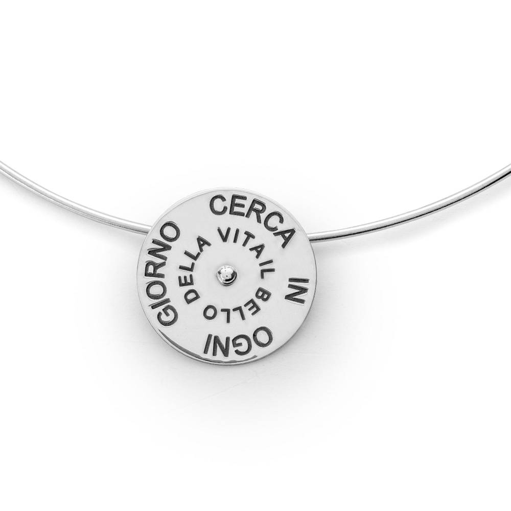 Paola Grande Gioielli STELLA DEI VENTI Medaglia beneaugurale in argento Outlet