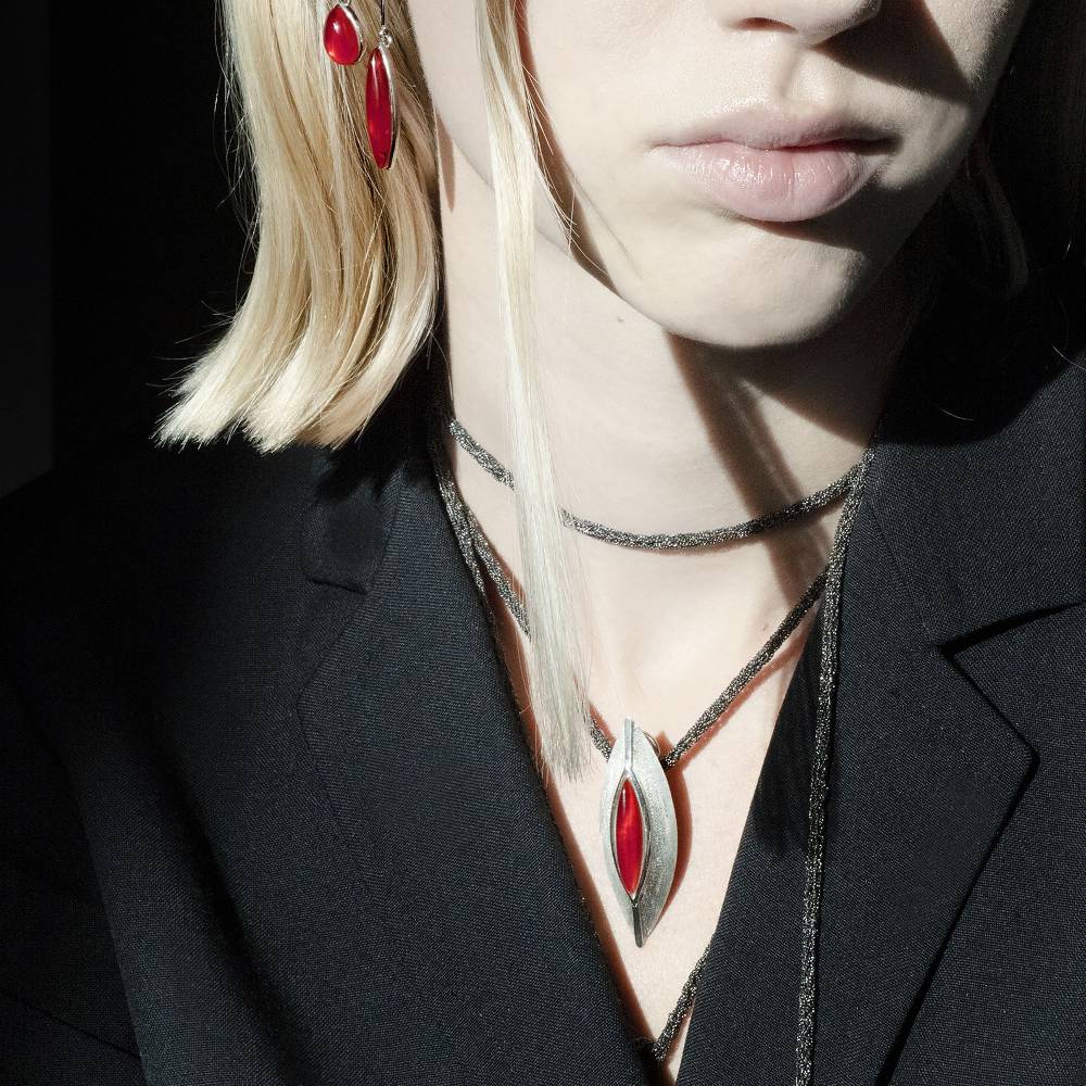 Paola Grande Gioielli AURUM Ciondolo Aurum rosso Pezzi Unici