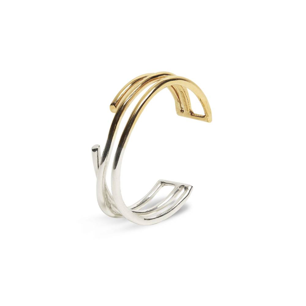 Paola Grande Gioielli NEON Bracciale incrocio 'Neon' 3 elementi Presa
