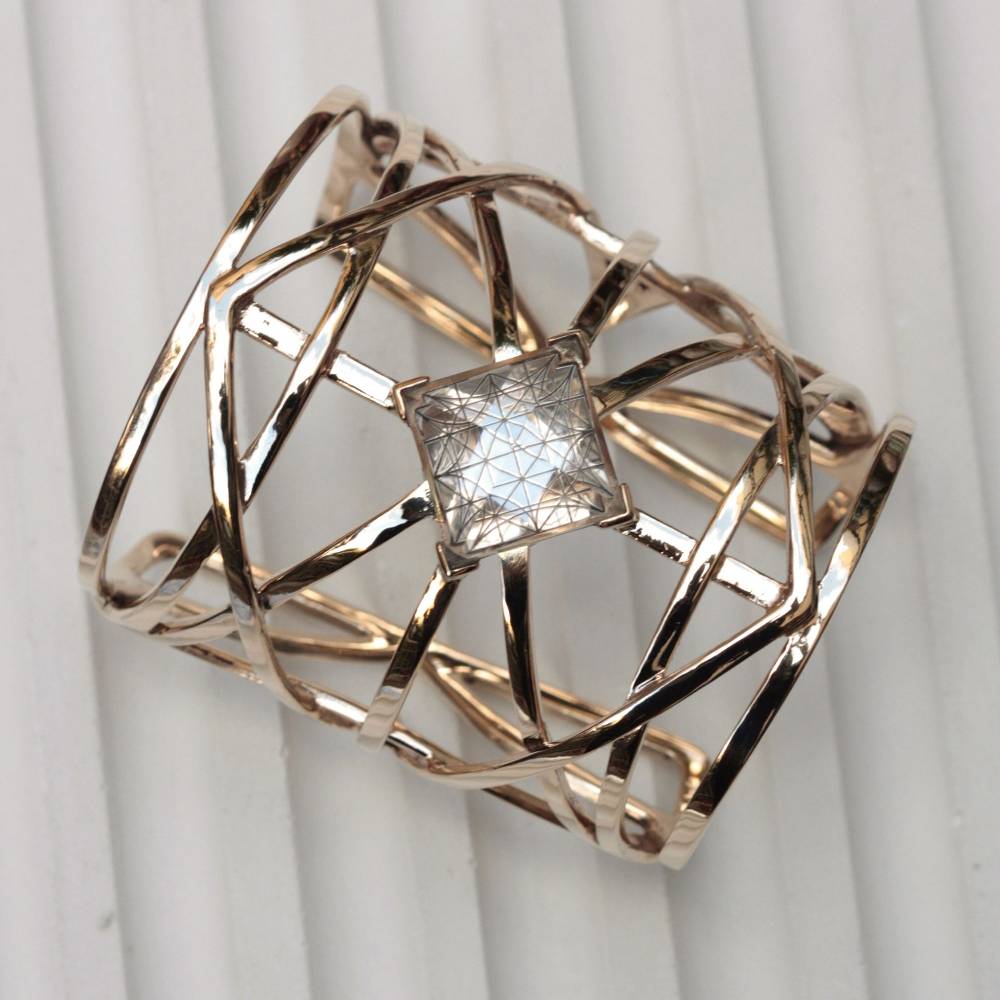 Paola Grande Gioielli GRIGLIE Bracciale 'Griglie' con piramide Outlet