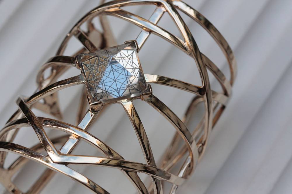 Paola Grande Gioielli GRIGLIE Bracciale 'Griglie' con piramide Outlet
