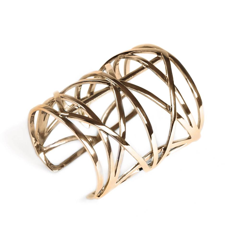 Paola Grande Gioielli GRIGLIE Bracciale 'Griglie' bronzo In Vendita