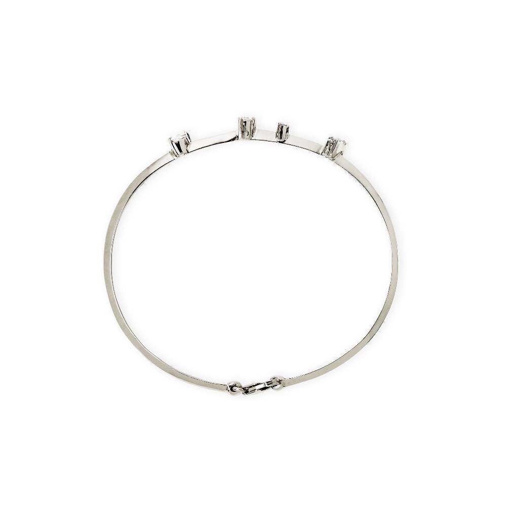 Paola Grande Gioielli BALANCE Bracciale 'Balance' oro bianco Moda
